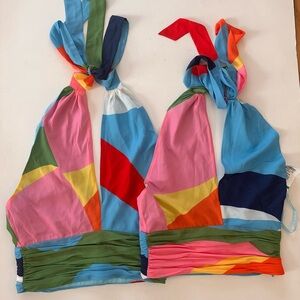 STAUD Kai Twist Halter Top